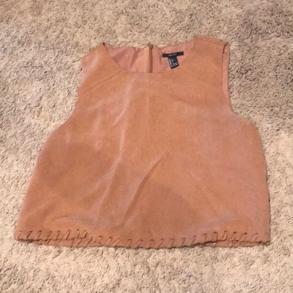 Suede crop top - Picture 1 of 1